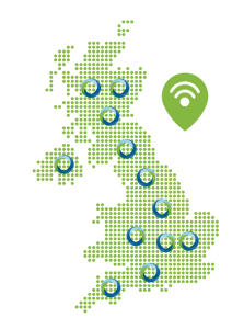 UK Innovent Coverage Map
