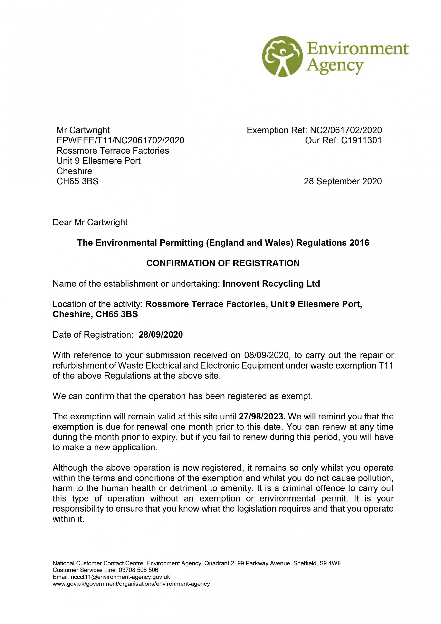 Accreditations and Certificates