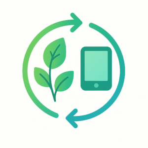 Circular economy sustainability infographic