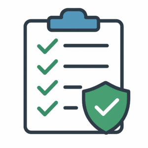 Business compliance checklist infographic