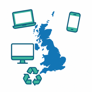 UK e-waste statistics infographic
