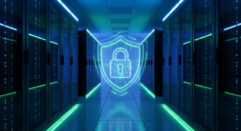 Is Your Business Still Exposed After the Companies House Data Breach? 6 Secure data centre server room representing IT data security and breach protection for UK businesses